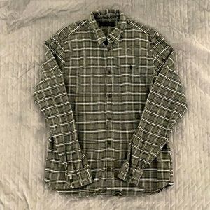 Men’s Plaid All Saints Button Down Shirt
